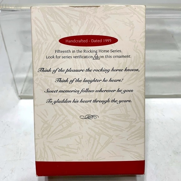 Rocking horse ornament vintage - Picture 10 of 12